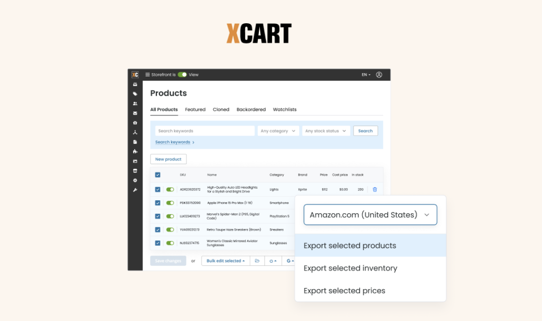 X-Cart Announces Amazon Integration | THE SHOP